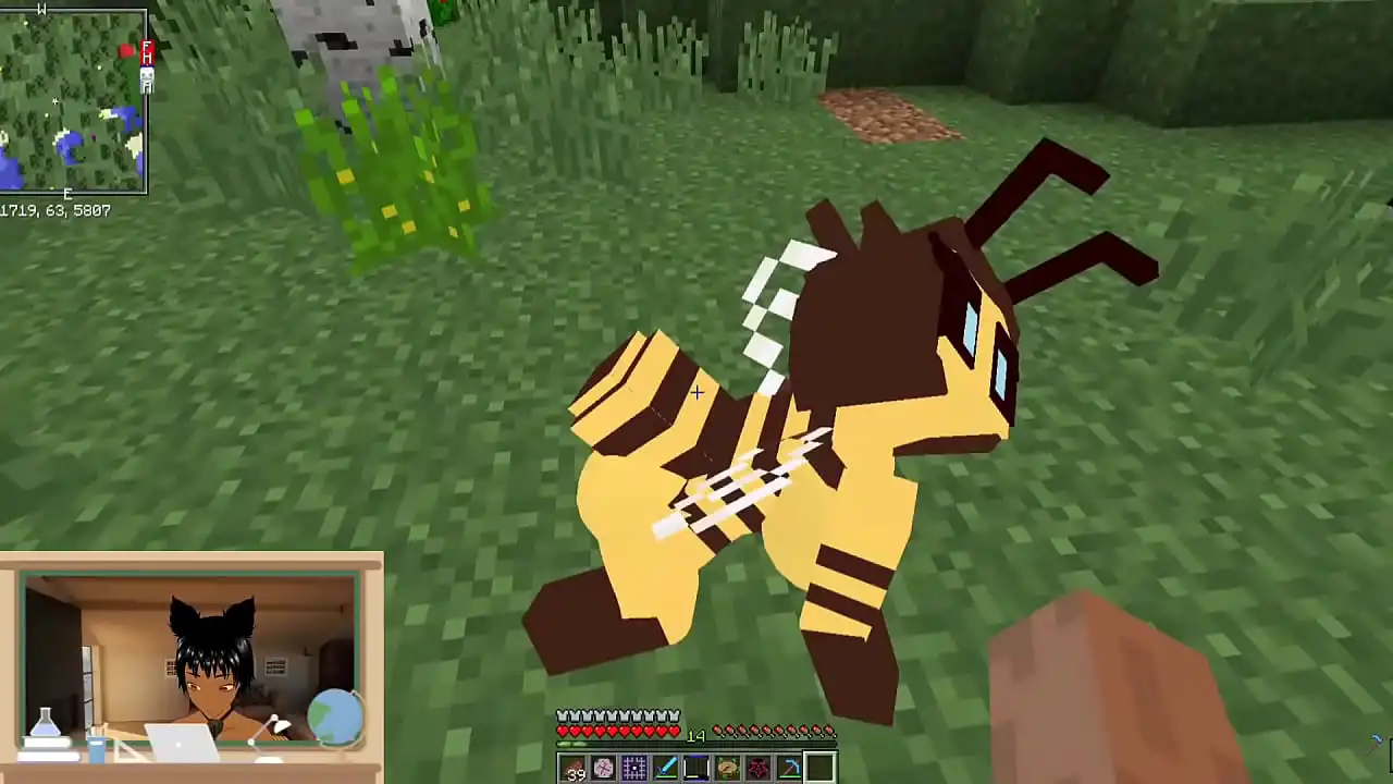 Minecraft|Jenny Mod |Encontrando e transando com Bee