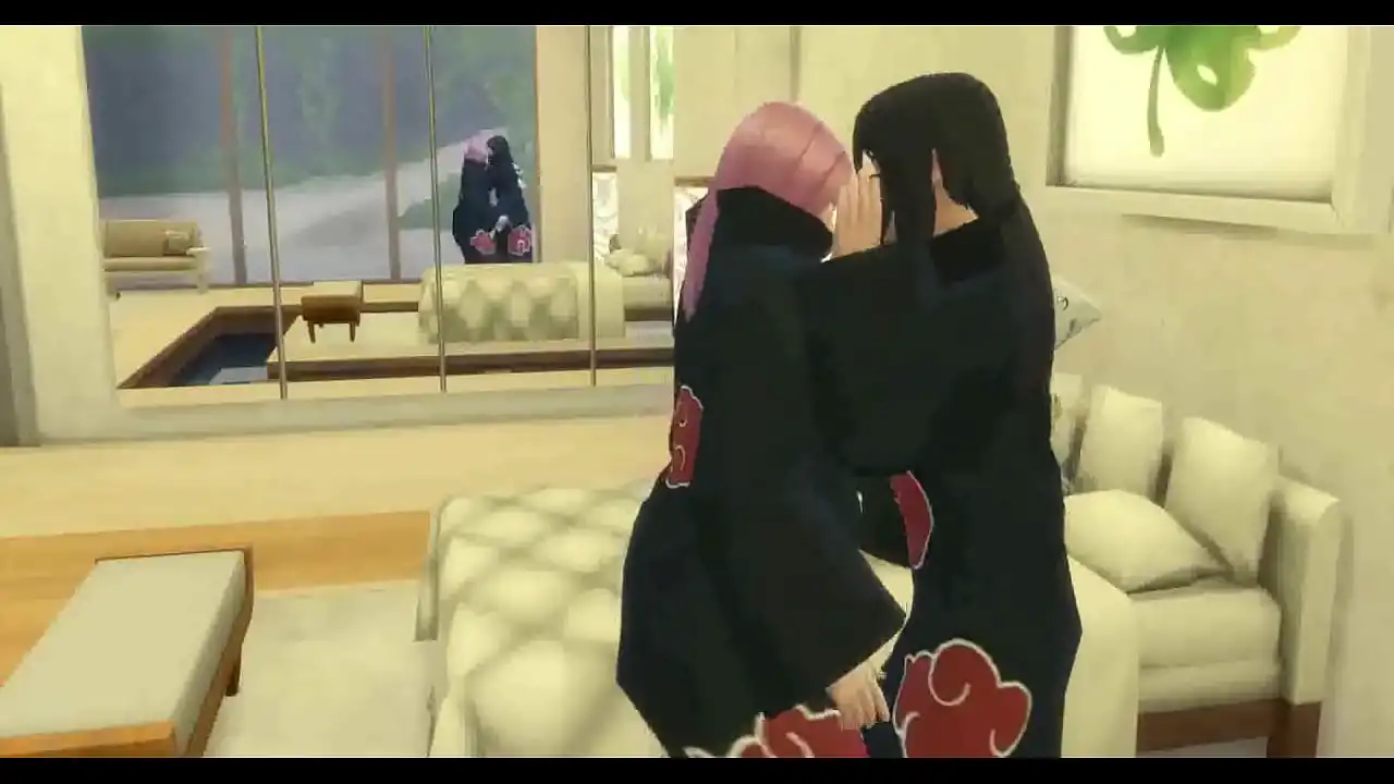 Naruto Hentai Episódio 6 Sakura e Konan conseguem fazer um trio e acabam transando com seus dois amigos, pois gostam muito de leite.