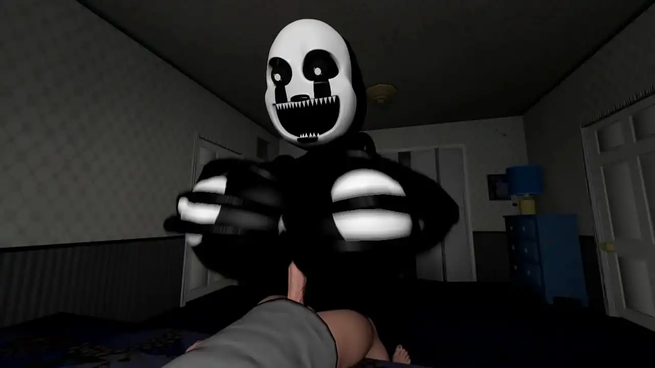 Nightmarionne gives Michael the Paizuri.