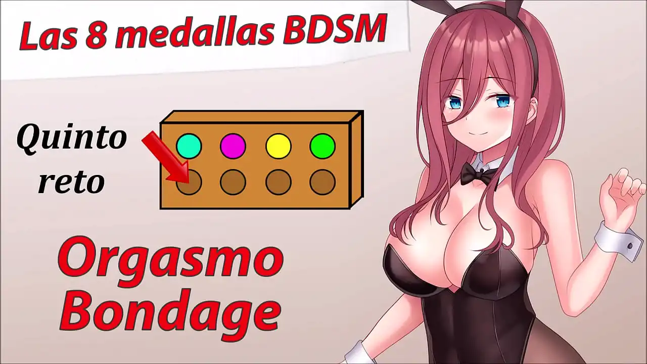 Função JOI: Hentai Adventure - 5ª medalha BDSM, Bondage Orgasm.