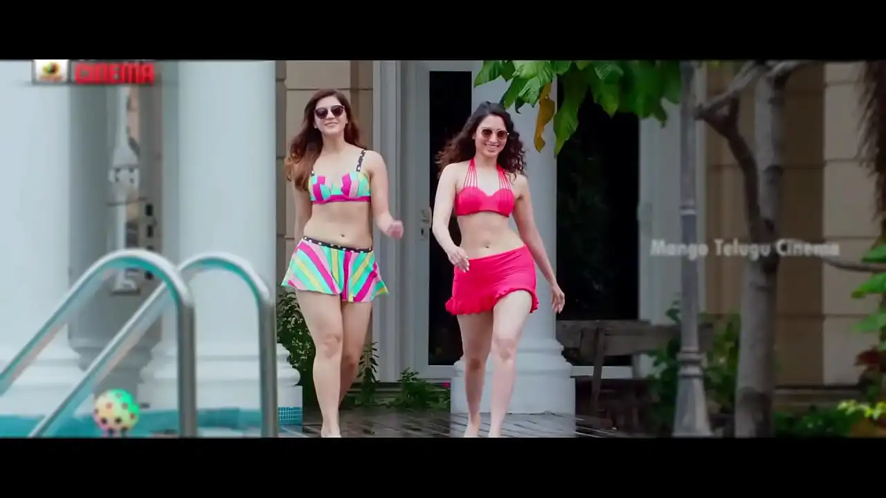 Tamanna & Mehreen Hot in Short Skirts